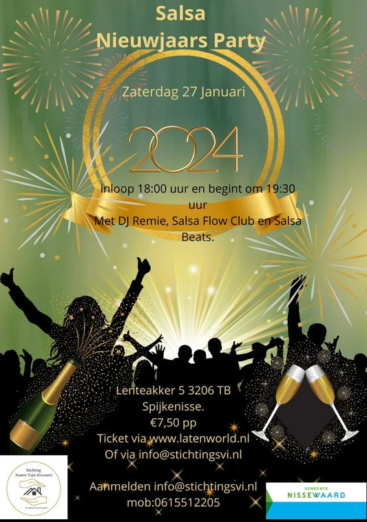 🎉Salsa Nieuwjaars Party - Een Dansrijk Begin van 2024! 💃 - Miss Salsa