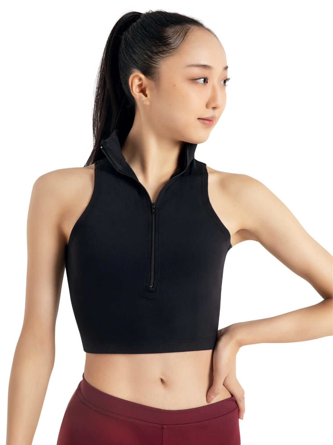 Top de cuello simulado Team Basics