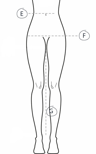 Leggings measurement guide