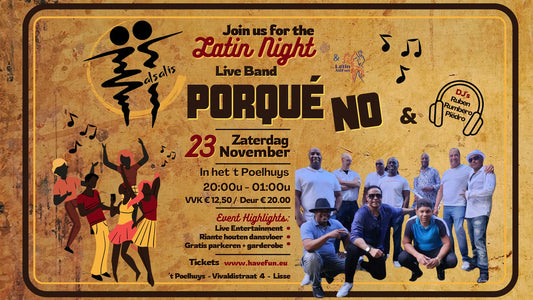 Swing de Nacht in: Salsalis Latin Night met Live Muziek, DJ’s en Dansschoenen!