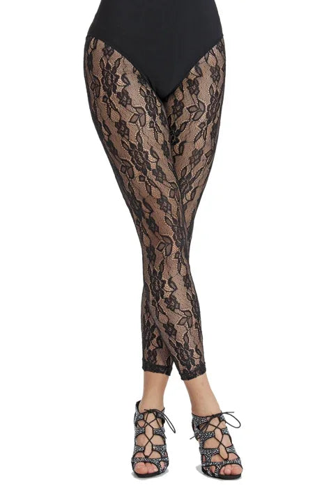 Pridance - Elastische kanten legging 8354 - Miss Salsa