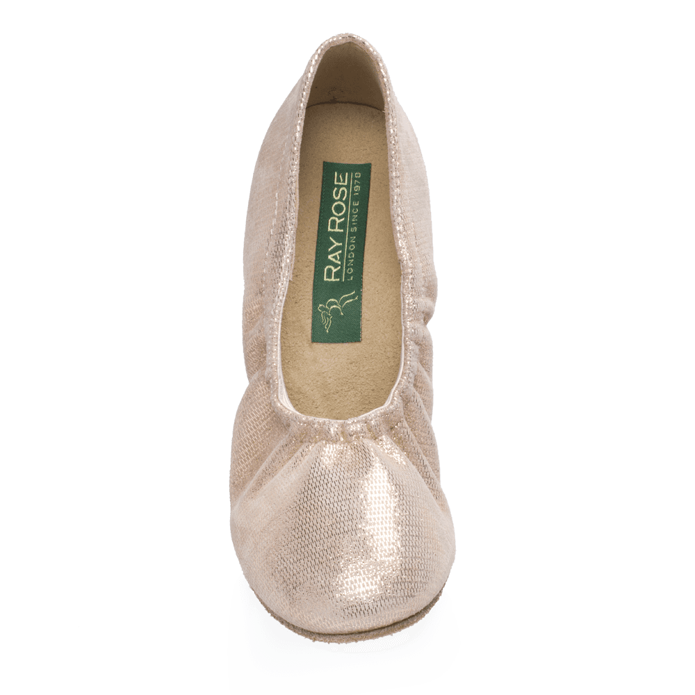 Ray Rose - 112 Ans | Flesh Lustre Leather | Standard Ballroom Dansschoenen