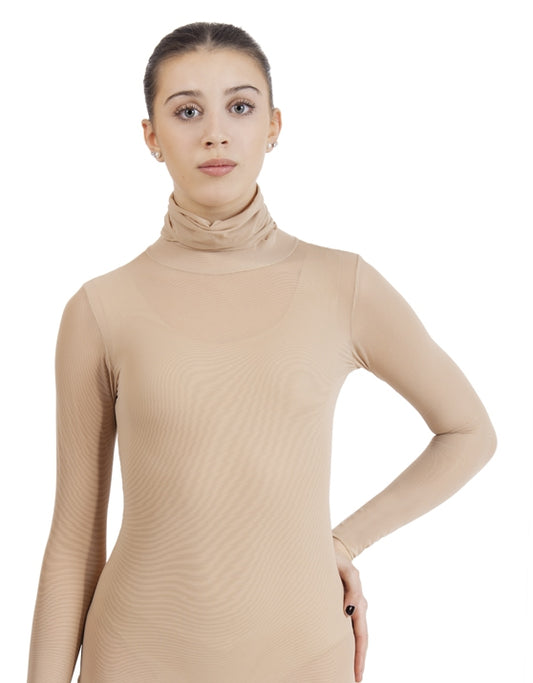 CREWNECK SWEATER IN TULLE