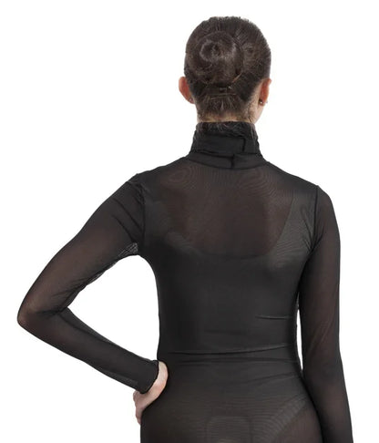 CREWNECK SWEATER IN TULLE - Miss Salsa
