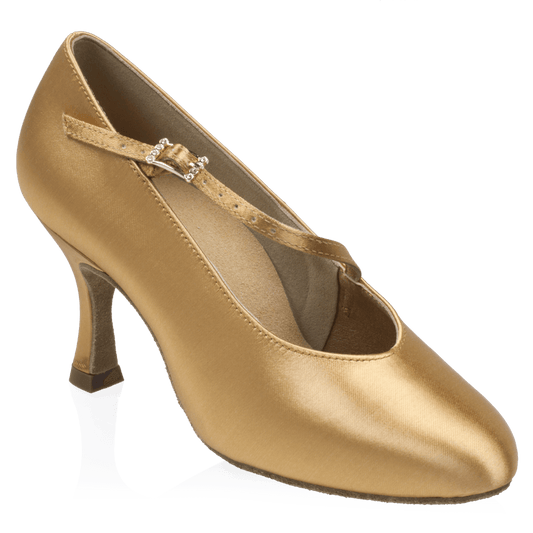 116A Rockslide | Flesh Satin | Standard Ballroom Dance Shoes