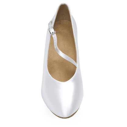 Ray Rose - 116A Rockslide | White Satin | Standard Ballroom Dansschoenen