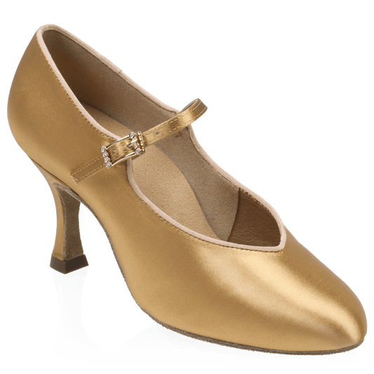 146A Serengeti | Flesh Satin | Standard Ballroom Dance Shoes