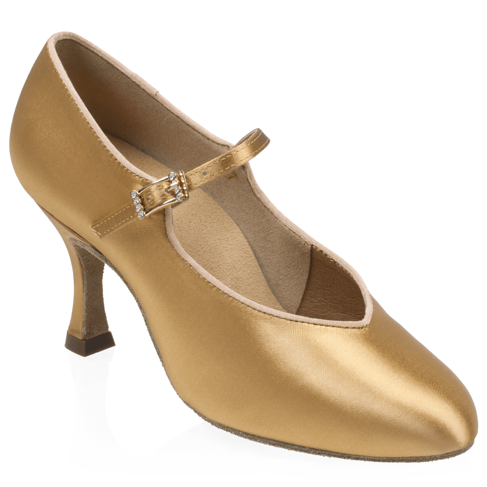 146A Serengeti | Flesh Satin | Standard Ballroom Dance Shoes