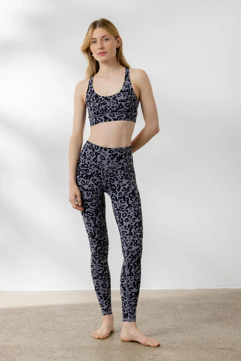Hey Honey Yoga - Criss-Cross Bra Distorted Animal Magnet - Miss Salsa