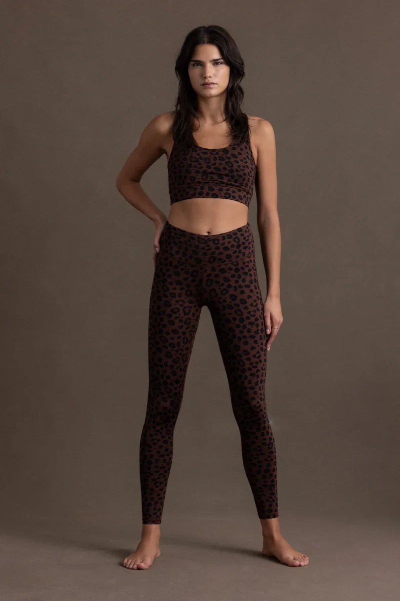 Hey Honey Yoga - Leggings Leo Chocolate - Miss Salsa