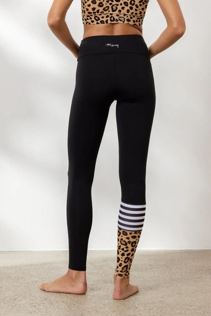 Hey Honey Yoga - Leggings Surf Style Leo Biscuit - Miss Salsa