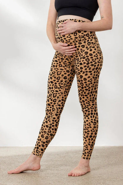 Hey Honey Yoga - Leggings Maternity Leo Biscuit