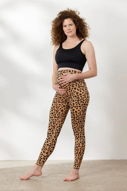 Hey Honey Yoga - Leggings Maternity Leo Biscuit