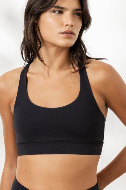 Hey Honey Yoga - Criss-Cross Bra Black - Miss Salsa