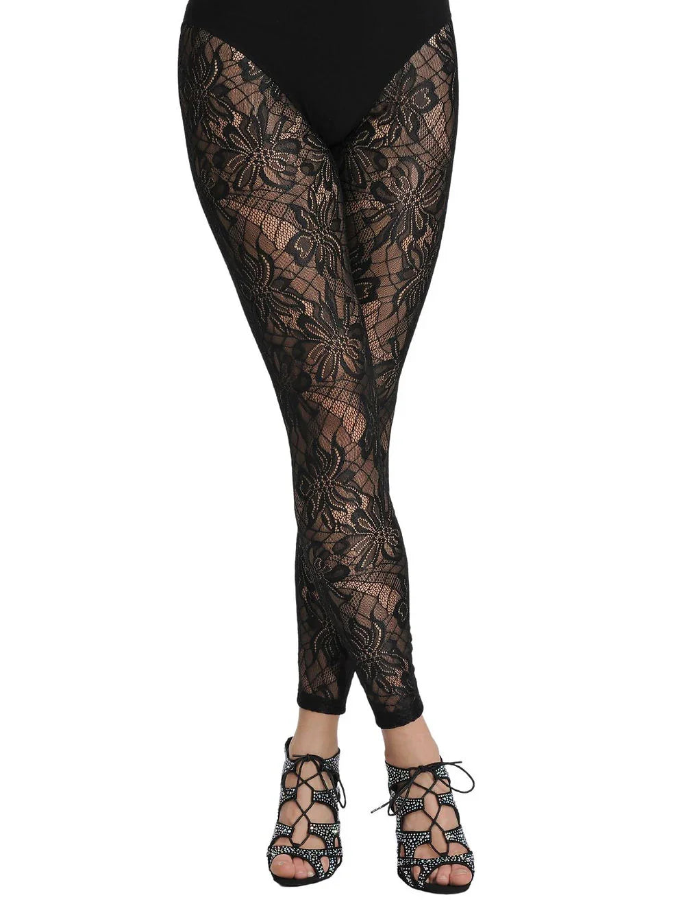 Pridance - Elastische kanten legging 8351 - Miss Salsa