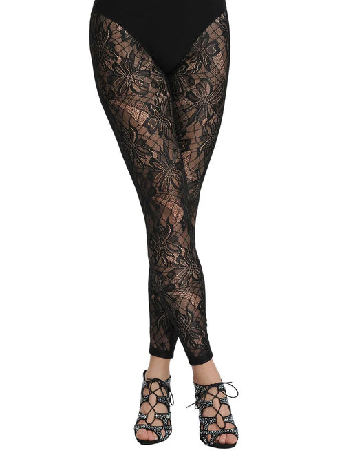 Pridance - Elastische kanten legging 8351 - Miss Salsa