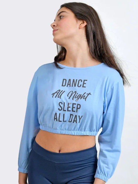 CROP LONG SLEEVE SHIRT - Miss Salsa