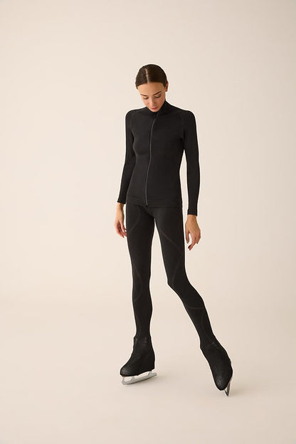 PriDance Merino Wol Thermotrui met Rits