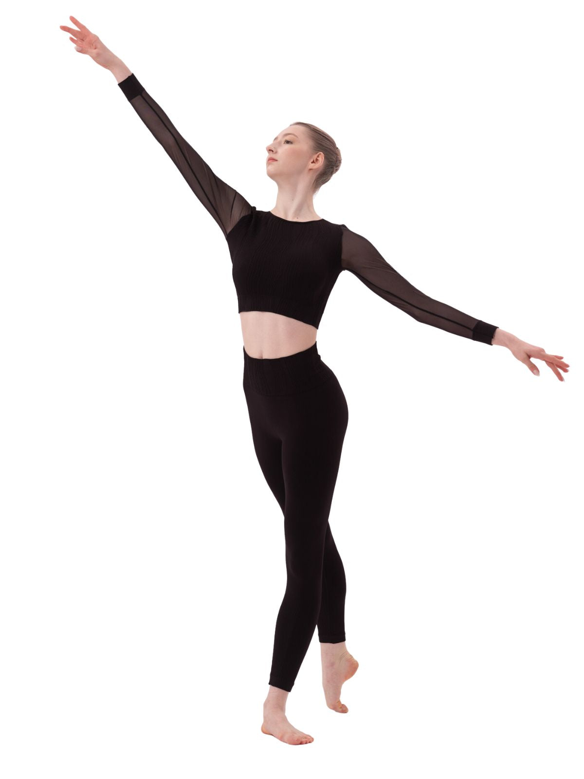 PriDance Naadloos T-shirt met Tule