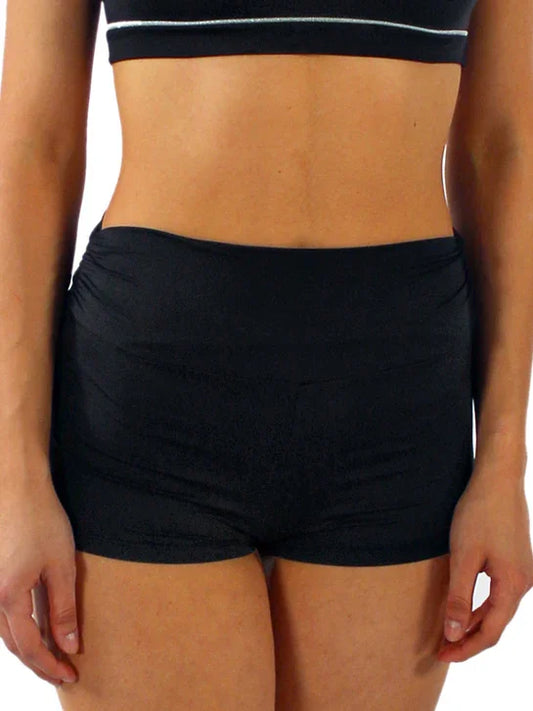 SILK EFFECT BRIEF WITH GATHERED EDGE - Miss Salsa