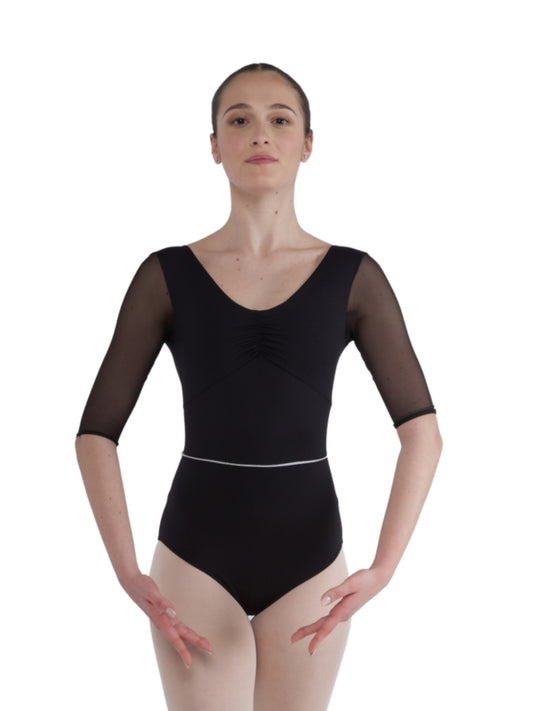 PriDance Balletpak Zijde-look met Zilver en Tule Mouwen