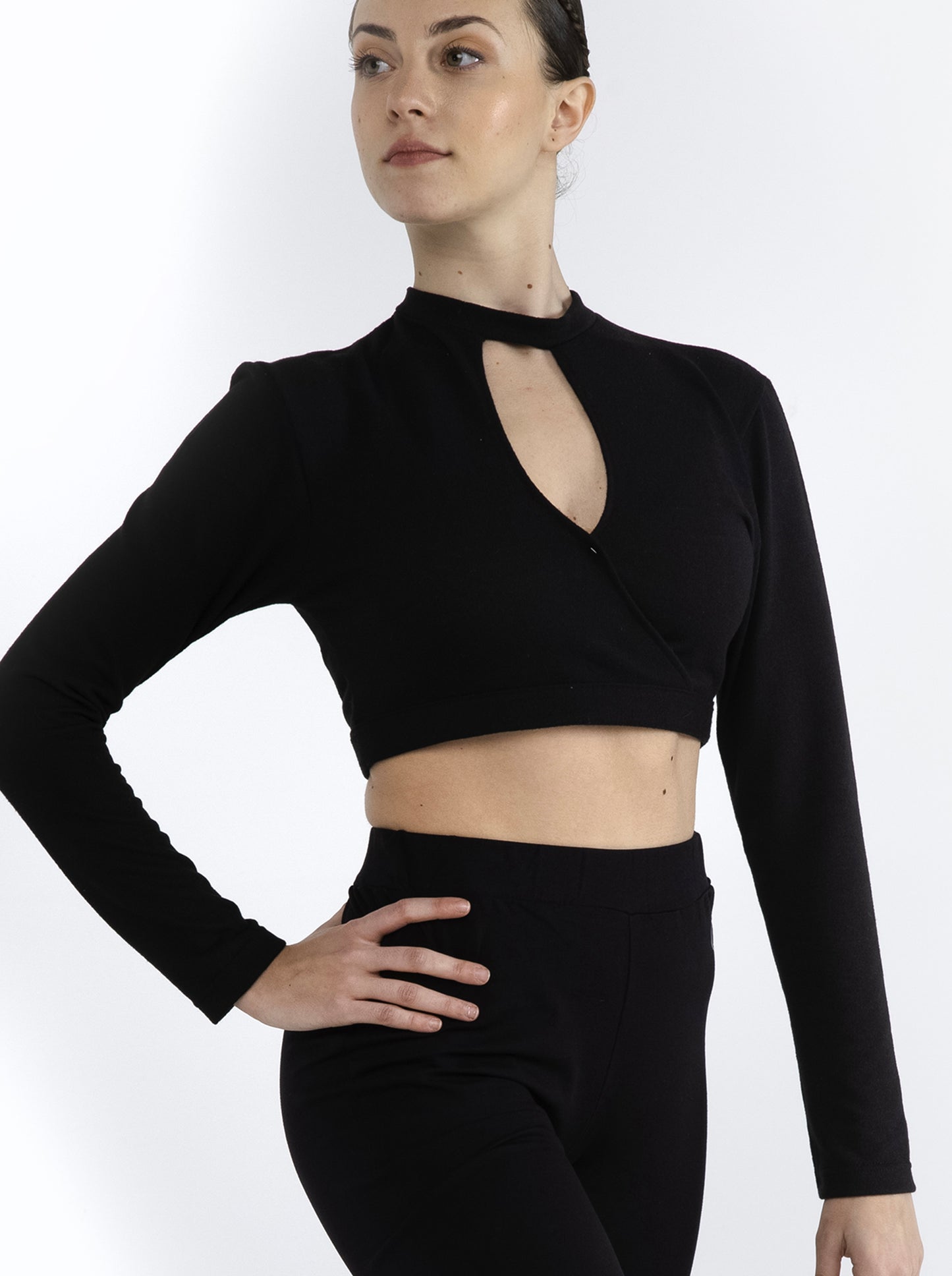 PriDance Warme Wikkeltop met V-hals