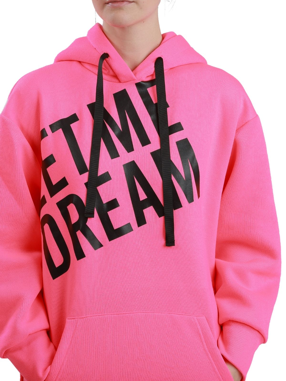 Oversized sweater met geborstelde finish