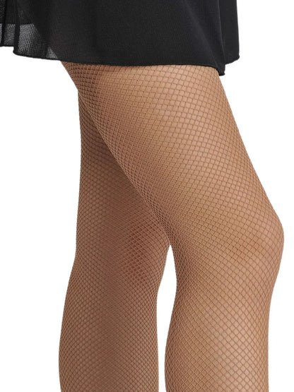 Pridance - Professional fishnet legging with stirrup and soft elastic under the foot -843 - Miss Salsa