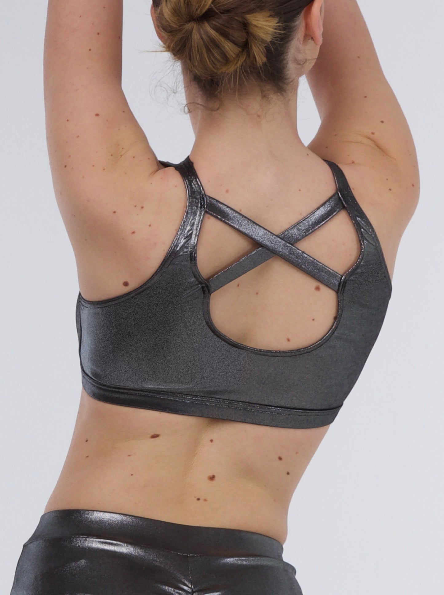 PriDance Cut-Out Top in Glansstof