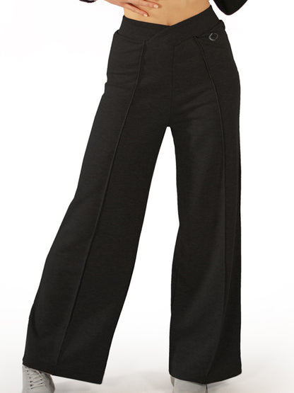 PriDance Palazzo Broek met Hoge Gekruiste Taille