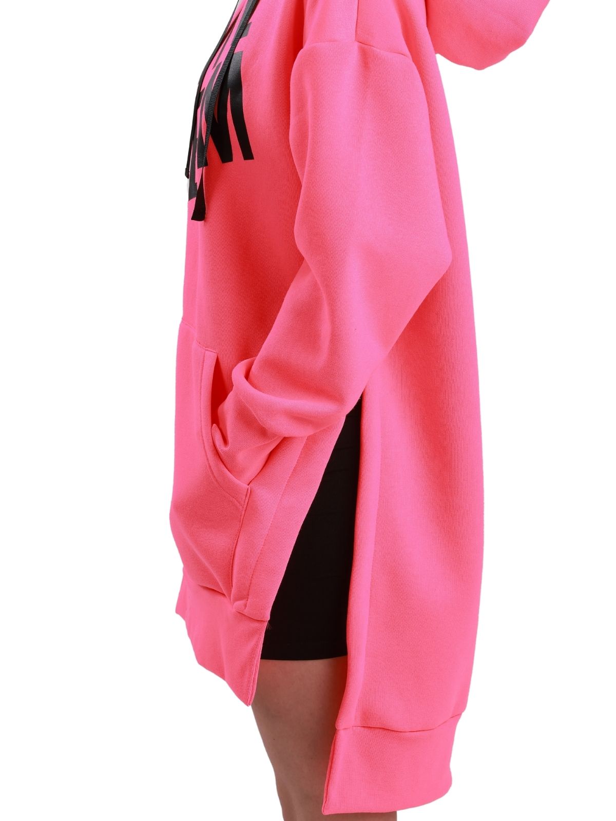 Oversized sweater met geborstelde finish