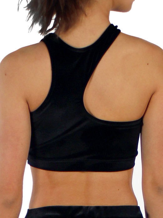 Asymmetrisch Topje van Luxe Stretchfluweel