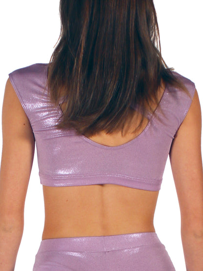 PriDance Cut-Out Top in Glansstof