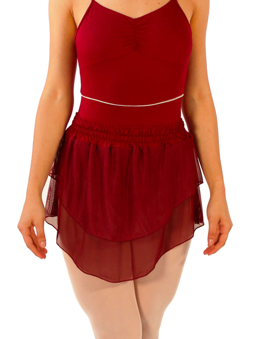 PriDance Tule Dansrok met Dubbele Volant