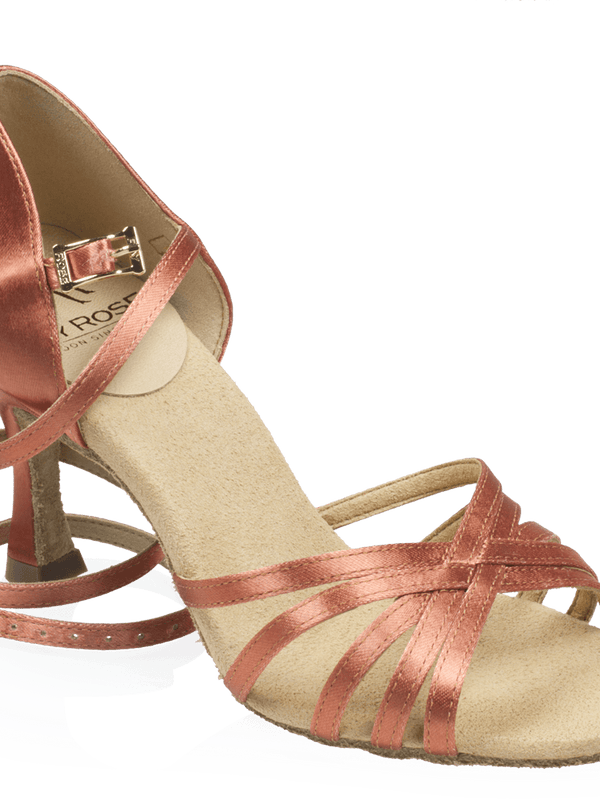 Ray Rose - 836-X Hygea Xtra | DarkTan Satin | Latin Dansschoenen