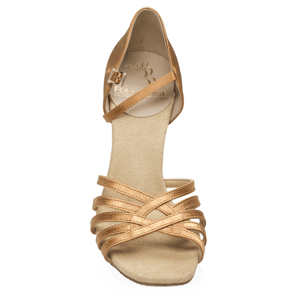 Ray Rose - 882-X Tiina Xtra | Light Tan Satin | Latin Dansschoenen