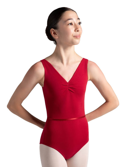 Tank Leotard with Belt - Girls