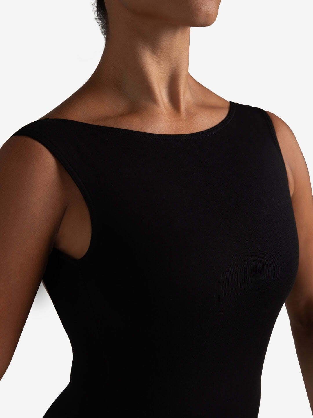 Boat Neck Camisole Leotard