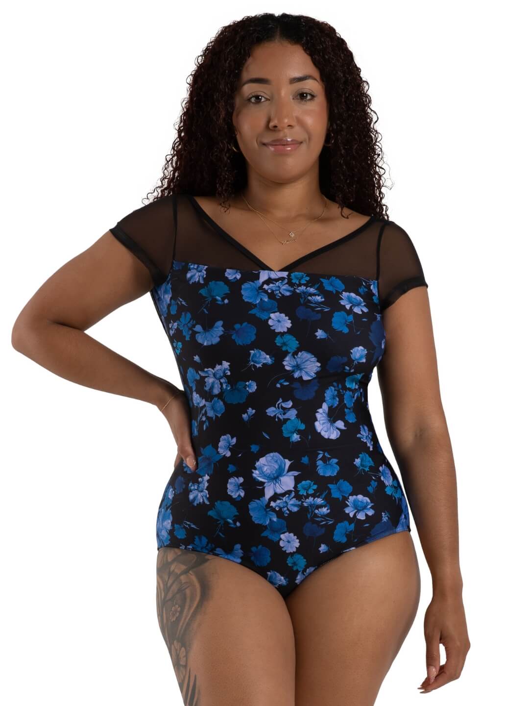 Leotardo Coral Coastal Bloom