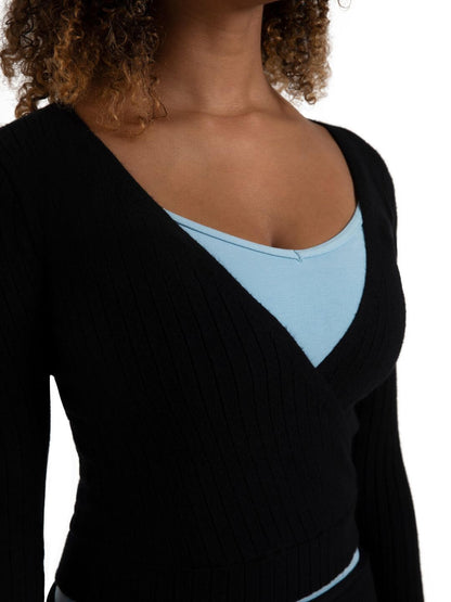 Pull Croisé Harmonie