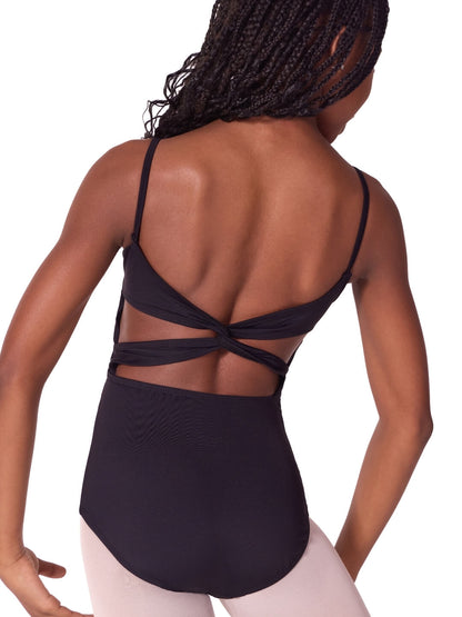 Justaucorps Camisole Douce Élégance avec Dos Torsadé - Enfant