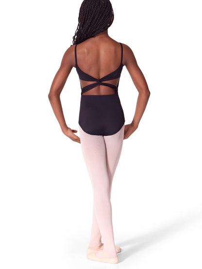 Justaucorps Camisole Douce Élégance avec Dos Torsadé - Enfant