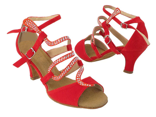 Very Fine Dance Shoes - SERA7017 251 Red Velvet