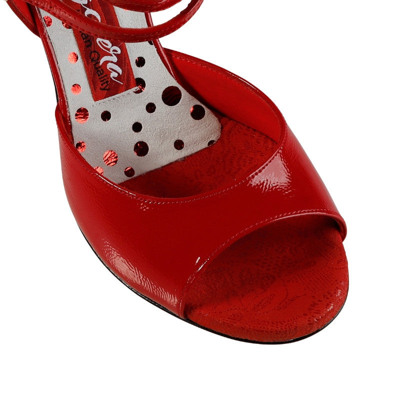 Tangolera - A31CL Red Patent Soft Heel