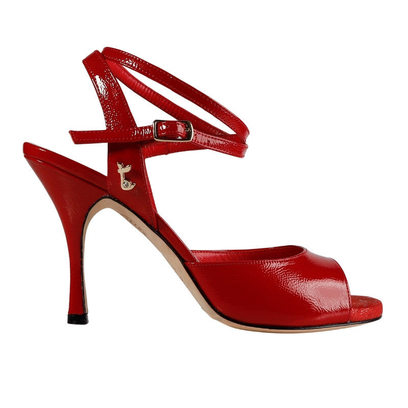 Tangolera - A31CL Red Patent Soft Heel