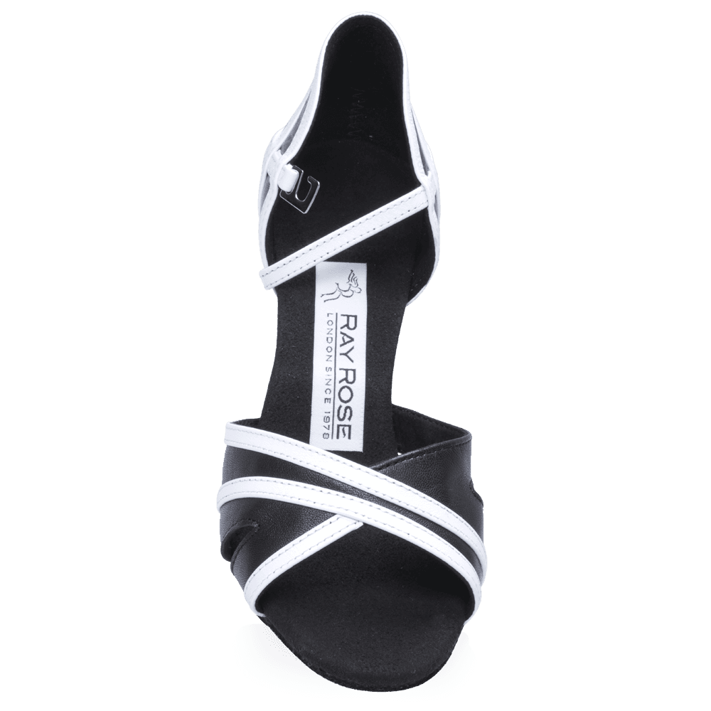 Ray Rose - Aurora - Black/White Leather
