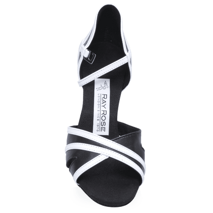 Ray Rose - Aurora - Black/White Leather