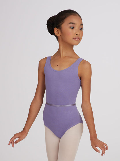 Tank Leotard with Belt - Girls