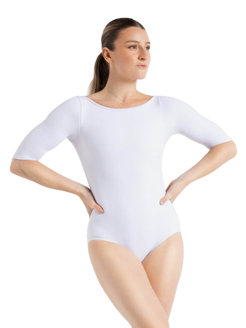 Boatneck 3/4 Sleeve Leotard