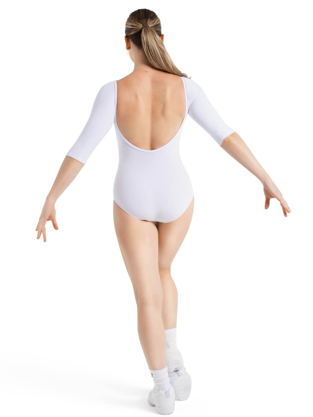 Boatneck 3/4 Sleeve Leotard
